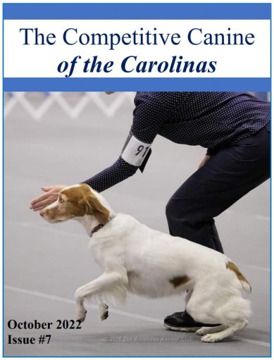 October 2022 the Competitive Canine of the Carolinas