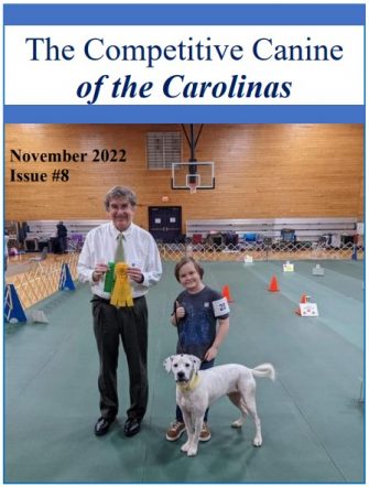 November 2022 the Competitive Canine of the Carolinas